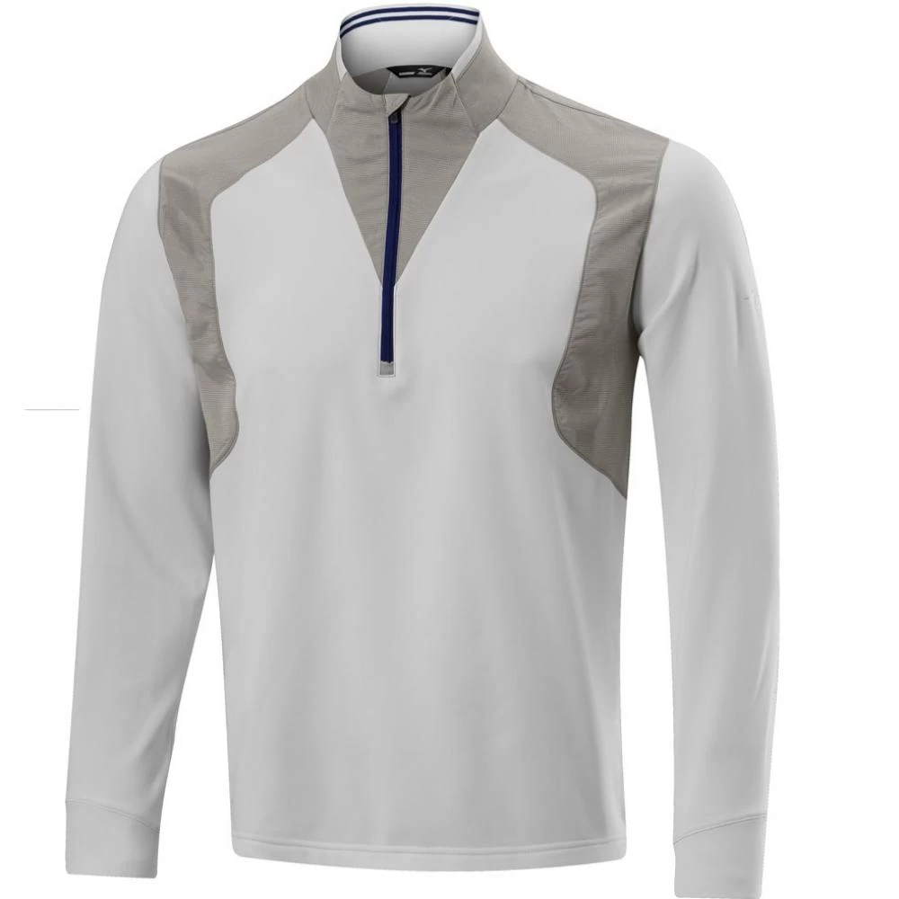 Mizuno Windproof 1/4 Zip Jacket (Stone) 1 Mizuno Windproof 1/4 Zip Jacket (Stone)