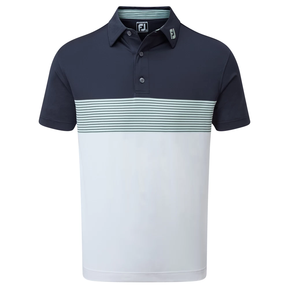 Footjoy Block Pique Shirt 88419 1 Footjoy Block Pique Shirt 88419