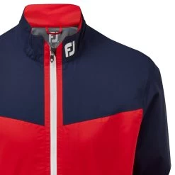 Footjoy Hydrolite Waterproof Golf Jacket Black/Red 87978 -Golf Pro Shop 950242
