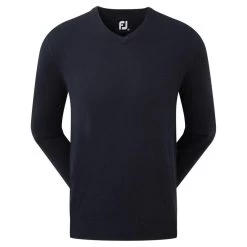 Footjoy Wool Blend V Neck Navy