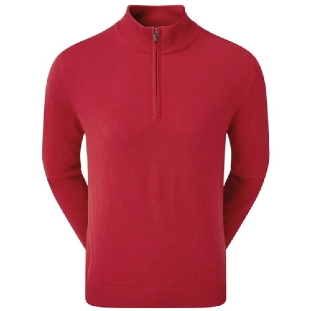 Footjoy Woolblend Lined 1/2 Zip Neck 90213 1 Footjoy Woolblend Lined 1/2 Zip Neck 90213