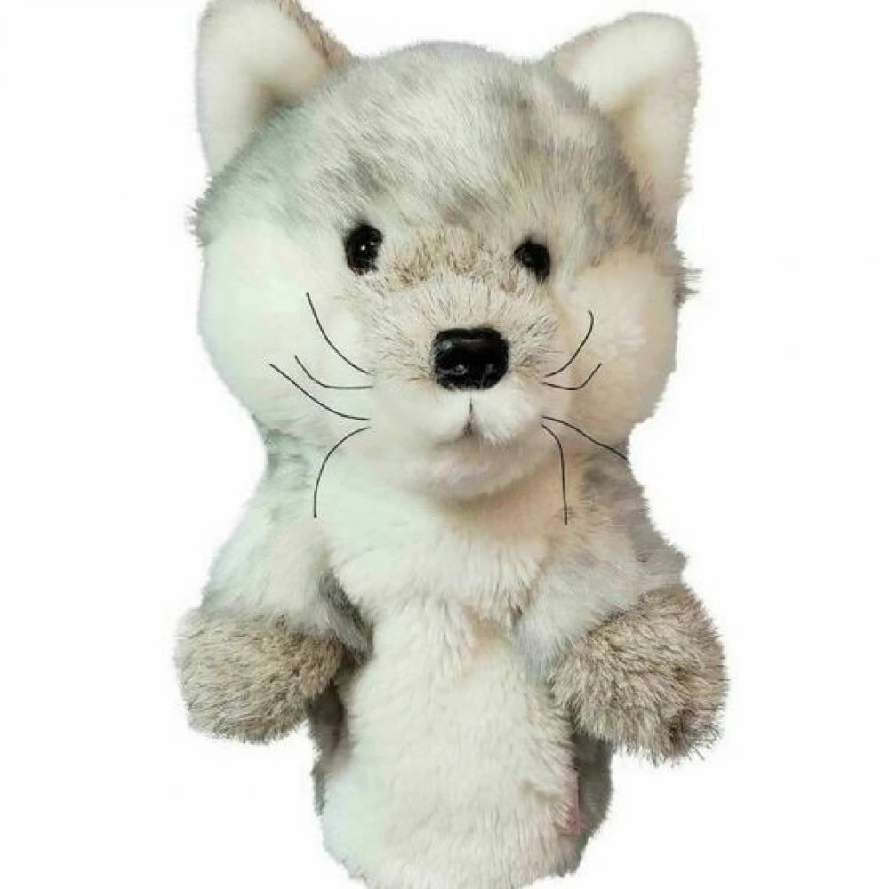 Daphnes Silver Fox Driver Headcover 1 Daphnes Silver Fox Driver Headcover