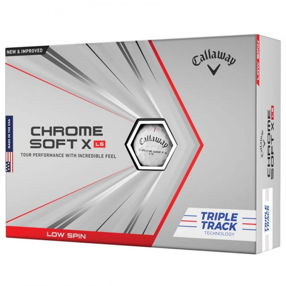 Callaway Chrome Soft X LS Triple Track Golf Balls 1 Callaway Chrome Soft X LS Triple Track Golf Balls
