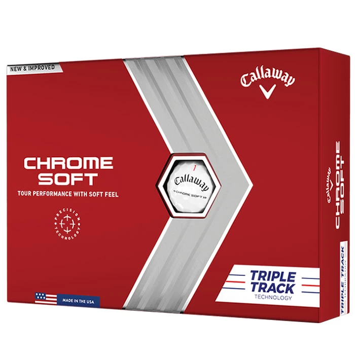 Callaway Chrome Soft (Triple Track) 2022 Golf Balls 1 Callaway Chrome Soft (Triple Track) 2022 Golf Balls