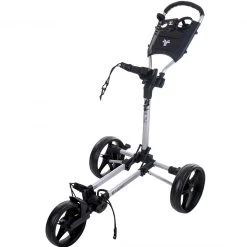 Fastfold Slim Golf Cart Trolley Silver/Black