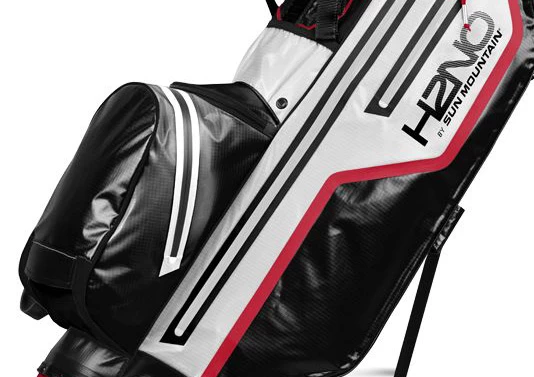 Sun Mountain H2no Lite 2022 Stand Bag White/Black/Red 2 Sun Mountain H2no Lite 2022 Stand Bag White/Black/Red - Image 2