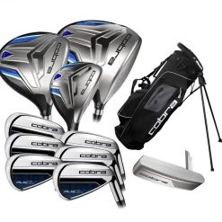 Cobra Fly XL 11 Piece Golf Package Set Steel Irons (Stand Bag)