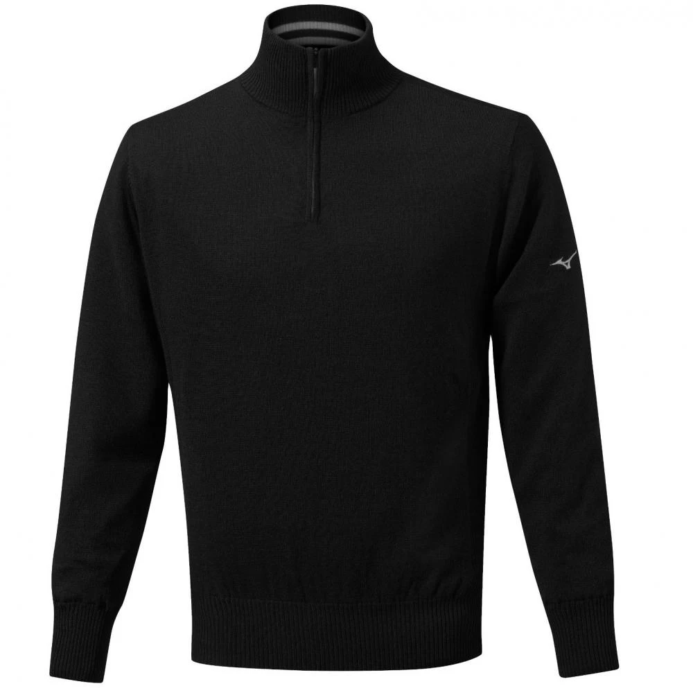 Mizuno Windproof Lined Sweater 2020 Black 1 Mizuno Windproof Lined Sweater 2020 Black
