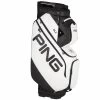 PING DLX (14 Way) Cart Trolley Bag (White/Black)
