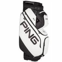 PING DLX (14 Way) Cart Trolley Bag (White/Black)