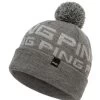 Ping Logo Bobble Hat Grey Marl