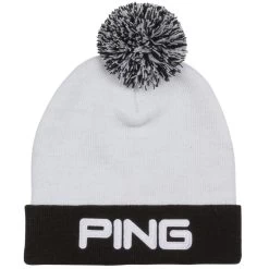 Ping Classic Bobble Hat White/Black