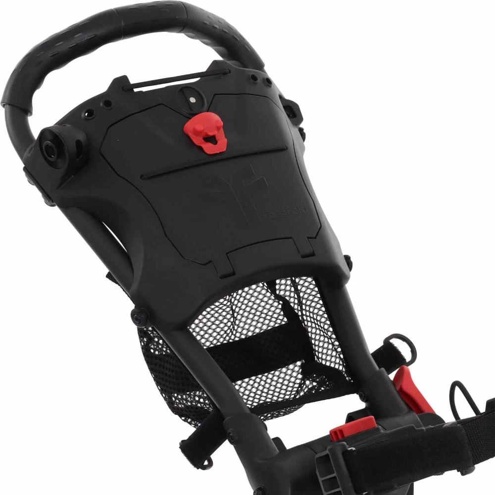 Fastfold Square Golf Cart Trolley Red 2 Fastfold Square Golf Cart Trolley Red - Image 2