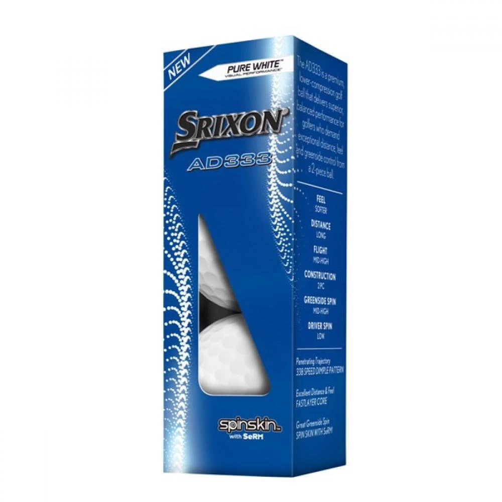 Srixon AD333 Spin Skin Golf Balls (2023) 2 Srixon AD333 Spin Skin Golf Balls (2023) - Image 2