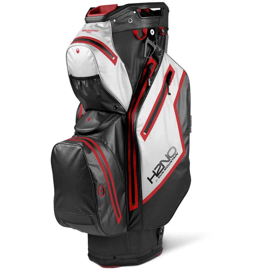 Sun Mountain H2No Staff Cart Bag 2021 Black/White 1 Sun Mountain H2No Staff Cart Bag 2021 Black/White