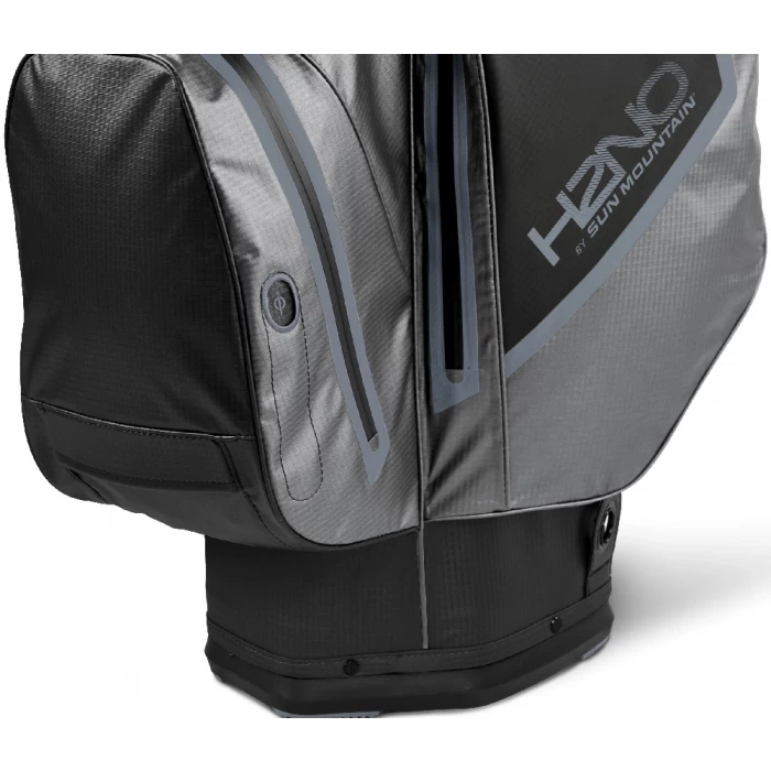 Sun Mountain H2No Staff Cart Bag 2022 Black/Nickel 3 Sun Mountain H2No Staff Cart Bag 2022 Black/Nickel - Image 3