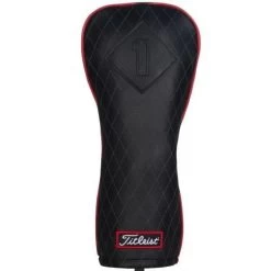 Titleist Leather Driver Head Cover Jet Black