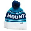 Sun Mountain Knitted Bobble Hat White Blue