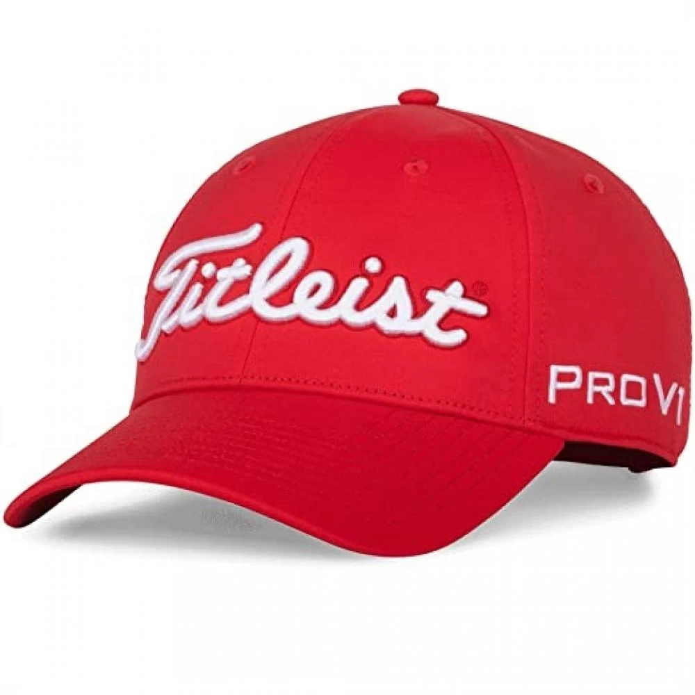 Titleist Tour Performance Golf Cap Red 1 Titleist Tour Performance Golf Cap Red