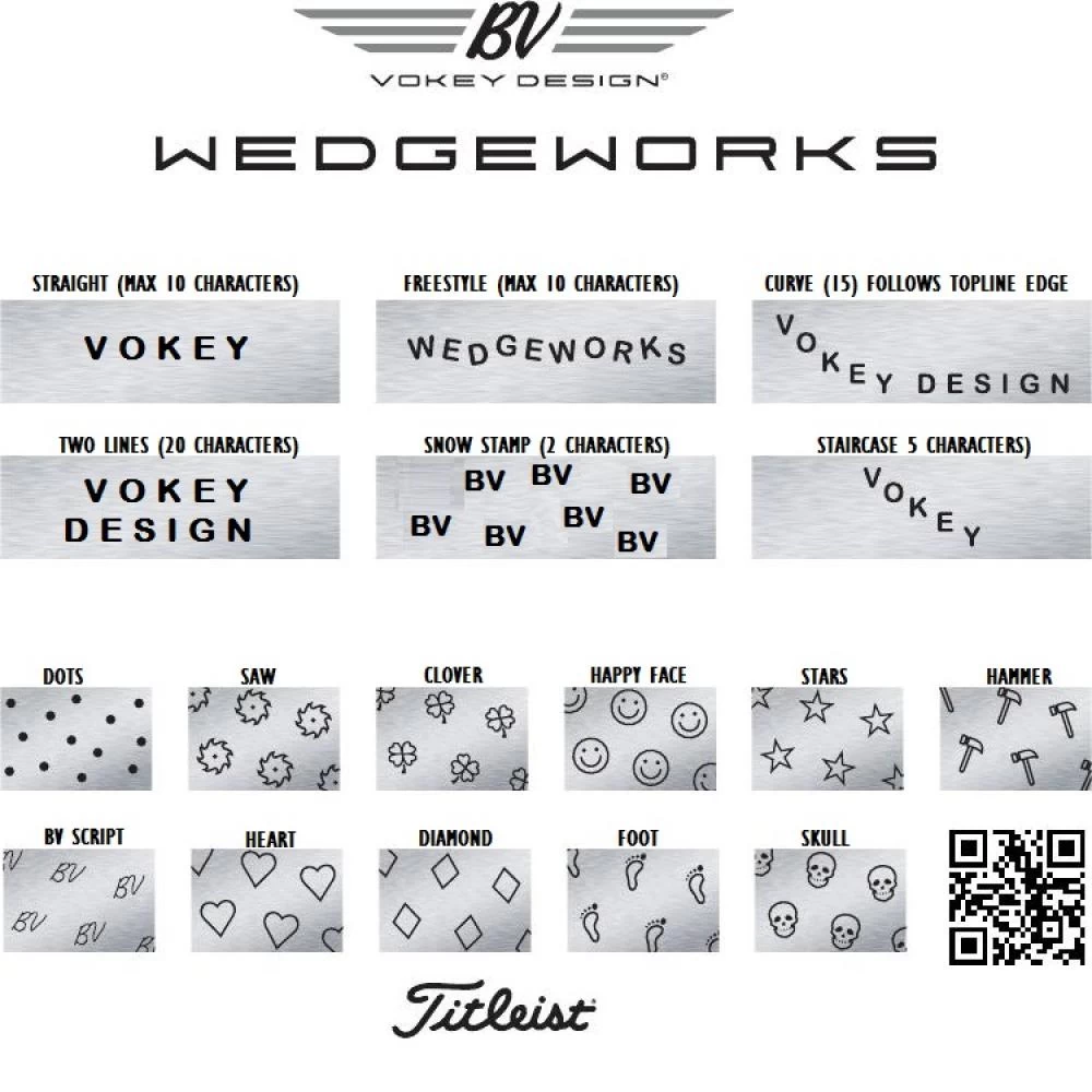 Titleist (Personalised) Wedgeworks Vokey SM9 Jet Black Wedge 2 Titleist (Personalised) Wedgeworks Vokey SM9 Jet Black Wedge - Image 2