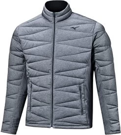 Mizuno Techfill Breath Thermo Padded Jacket (Vapor Grey/Blue)