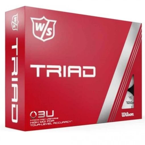 Wilson Staff Triad Golf Balls (White) -Golf Pro Shop wiltriadw